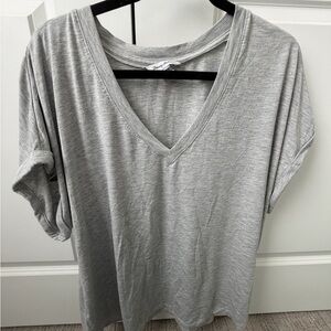 Tommy Bahama Light Gray V-Neck Kauai Tee